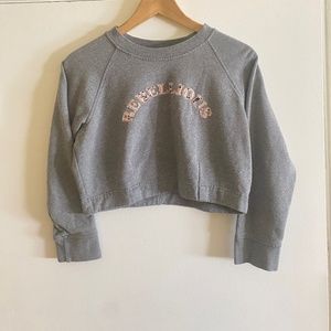 Pre-Vintage Sunday Best Cropped 3/4 Sleeved Sweater